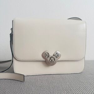Isabel Marant Etoile Elda leather‎ shoulder bag in off white